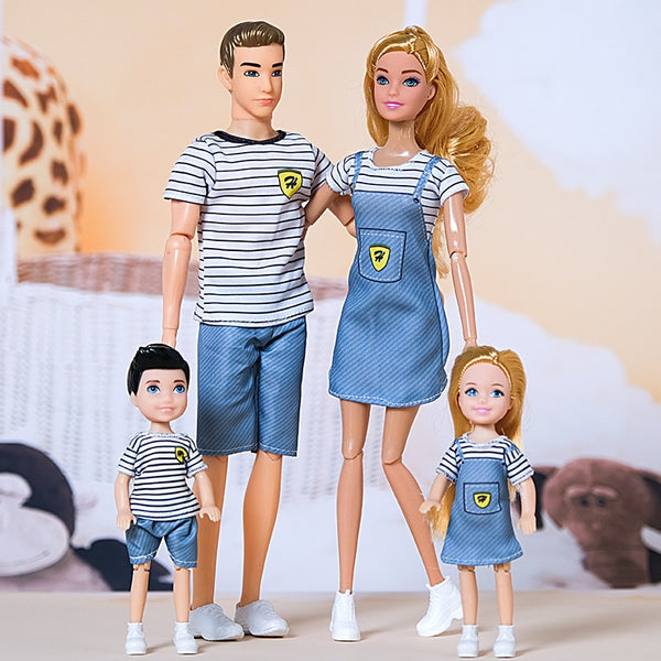 30cm boneca Barbie grávida, bebê grávida, conjunto de presente da família  para uma família de seis, brinquedos infantis